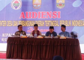 Kunjungan Kerja Menteri Pembangunan Daerah Desa Tertinggal Republik Indonesia