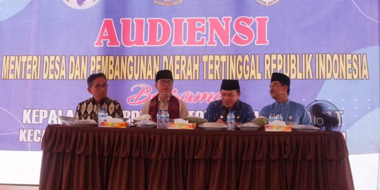 Kunjungan Kerja Menteri Pembangunan Daerah Desa Tertinggal Republik Indonesia
