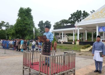 Sekda Muaro Jambi Budhi Hartono Pimpin Upacara Peringatan Hari Ulang Tahun ke-68 Provinsi Jambi Tahun 2025