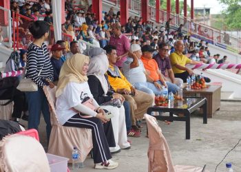 Penjabat Bupati Raden Najmi Nonton Langsung Gubernur Cup 2025, Muaro Jambi Vs Tanjab Timur