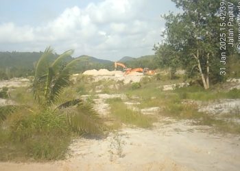 Tambang Pasir di Gunung Muda Jalan Parit IV Diduga Tidak Kantongi Izin