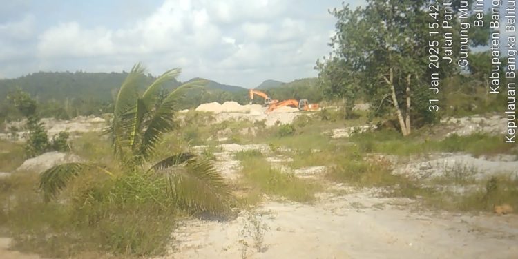 Tambang Pasir di Gunung Muda Jalan Parit IV Diduga Tidak Kantongi Izin