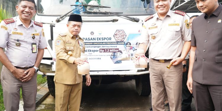 Lepas Komoditas Pertanian Senilai Rp7,2 Milyar, Gubernur Al Haris Dorong Peningkatan Kinerja Ekspor Pertanian Jambi