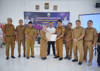 Penjabat Bupati Kabupaten Muaro Jambi Drs. Raden Najmi Menghadiri dan Membuka Kegiatan MUSRENBANG di Bahar Selatan