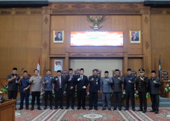 Paripurna Penetapan Hasil Calon Bupati dan Wakil Bupati Terpilih 2025 – 2030 Kab Muaro Jambi