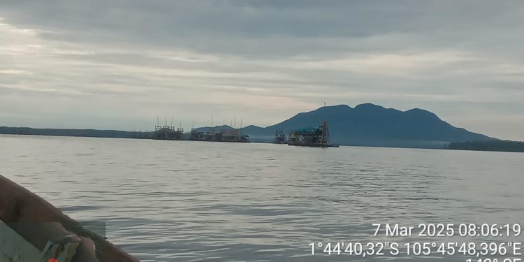 Perairan Teluk Kelabat Dalam Pulau Dante Dipenuhi Ratusan PiP illegal
