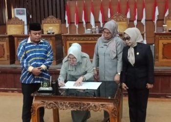 DPRD Tanjabtim Gelar Paripurna Pengumuman Usulan Pemberhentian Bupati dan Wakil Bupati