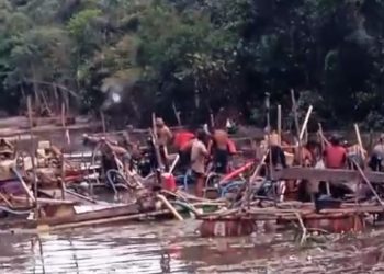 Lapor Pak Kapolda, Bekas Tempat Pemandian Air Emas di Air Puyuh RT 10 Desa Trak Beraktifitas Siang dan Malam
