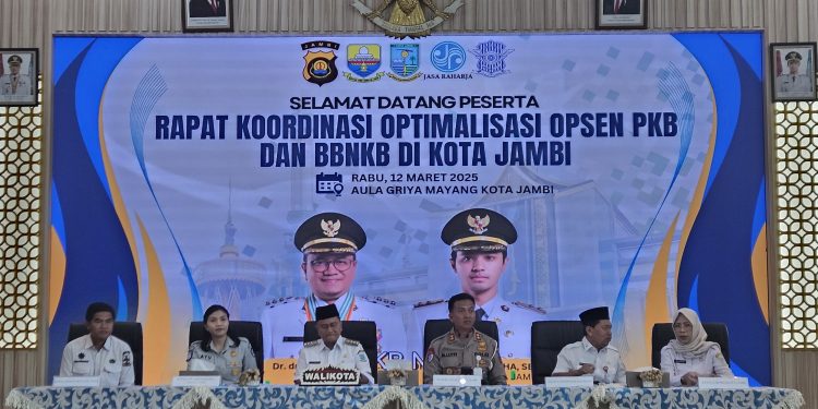Rapat Koordinasi Optimalisasi Opsen PKB dan BBNKB di Kota Jambi