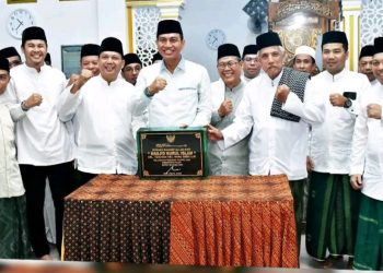 Bupati Fadhil Arief Resmikan Masjid Nurul Islam Kelurahan Terusan Kecamatan Maro Sebo Ilir