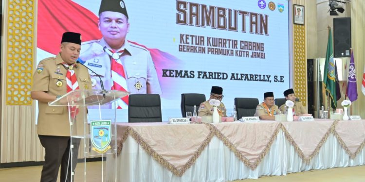 Kemas Faried Resmi Pimpin Kwarcab Pramuka Kota Jambi