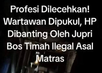 Dua Wartawan Diduga Dianiaya Saat Liputan, Bos Penadah Timah Ilegal di Matras Dilaporkan ke Polres Bangka