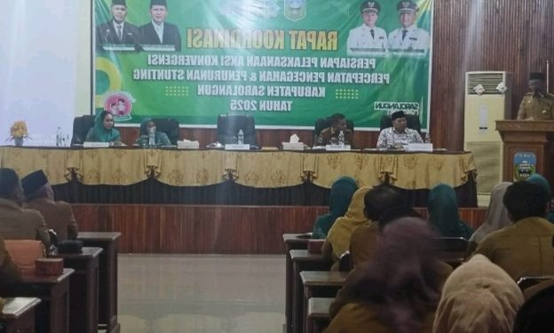 Angka Stunting di Kabupaten Sarolangun Alami Kenaikan. Bupati Hurmin Minta Komitmen Bersama Agar Prevalensi Stunting Membaik