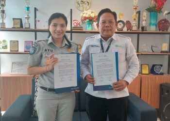 Jasa Raharja Jambi dan Pegadaian Teken Komitmen Tingkatkan Kepatuhan Pembayaran PKB dan SWDKLLJ