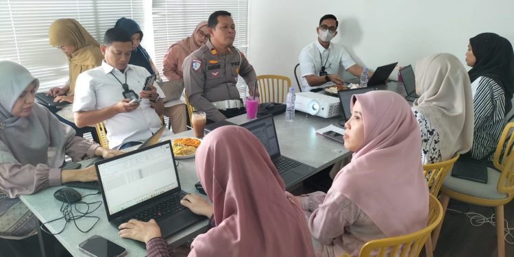 Jasa Raharja Jambi Sinergi Forum Komunikasi Lalu Lintas di Kecamatan Jelutung Bersama BPJS Kesehatan dan Satlantas Polresta Jambi