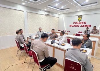 Perkuat Sinergi Keselamatan Jalan, Jasa Raharja Ikuti Forum Komunikasi Lalu Lintas di Polres Muaro Jambi