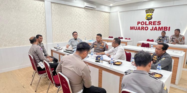 Perkuat Sinergi Keselamatan Jalan, Jasa Raharja Ikuti Forum Komunikasi Lalu Lintas di Polres Muaro Jambi