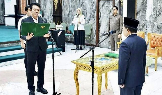 Bupati Batang Hari Lantik Mula P Rambe sebagai Penjabat Sekda untuk ke-3 Kalinya