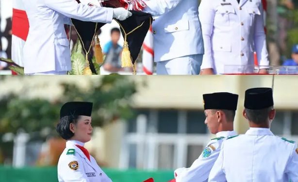 Bupati Fadhil Jadi Inspektur Upacara HUT RI ke 80 di Kabupaten Batang Hari