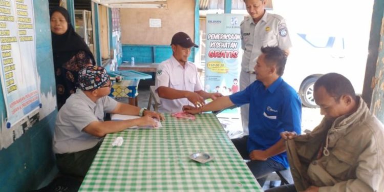 Jasa Raharja Muara Bungo Gelar Cek Kesehatan Gratis untuk Pengemudi dan Warga