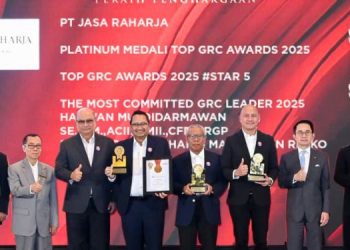 Jasa Raharja Raih Empat Penghargaan di TOP GRC Awards 2025