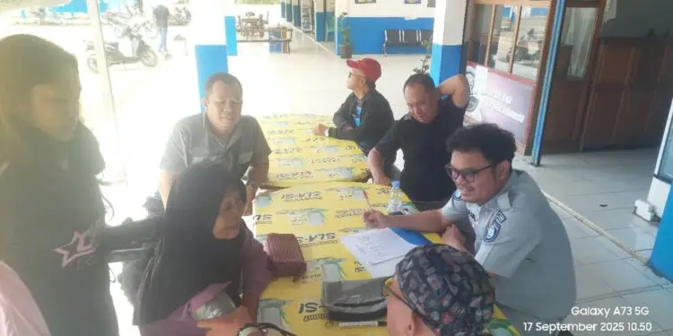 Jasa Raharja Muara Bungo Gelar Pemeriksaan Kesehatan Gratis bagi Sopir dan Penumpang