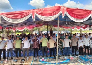 Ketua DPRD Batang Hari Dukung Langkah Pemkab Perkuat Ketahanan Pangan Lewat Penanaman Padi Perdana