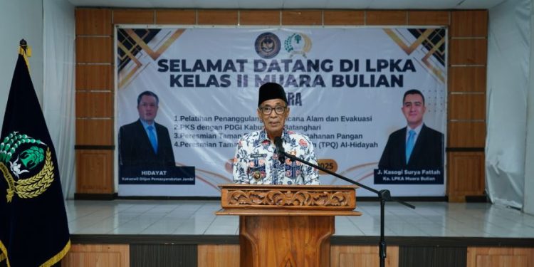 Wabup Bakhtiar Dorong Pembinaan Karakter dan Kemandirian Anak di LPKA Muara Bulian