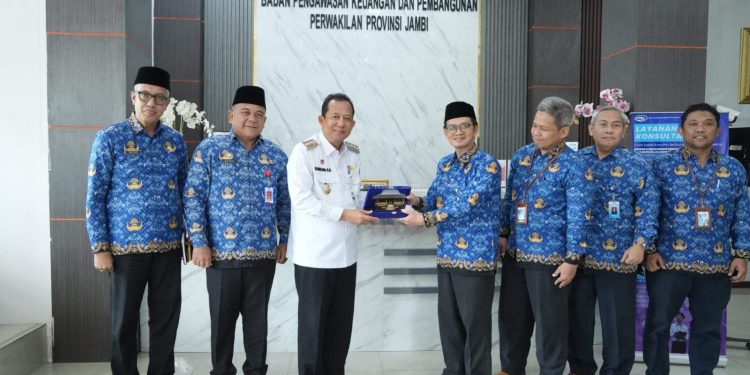 Bupati Muaro Jambi BBS Audiensi dengan BPKP Provinsi Jambi
