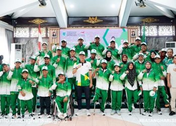 Bupati Fadhil Arief Lepas Kontingen NPCI Batang Hari Ikut Peparprov Jambi 2025: Prestasi Menjadi Penyemangat