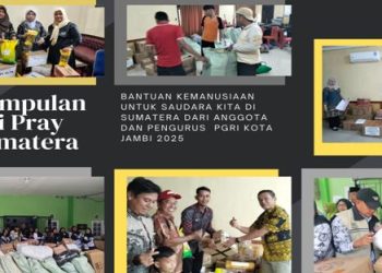 Peduli kepada Korban Bencana Sumatera, PGRI Kota Jambi Galang Bantuan Kemanusiaan