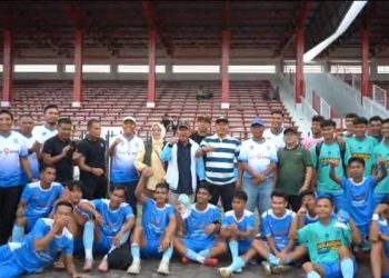 Wabup Khafidh Moein saksikan Laga Perdana PS Merangin lawan PS Tebo, Menang 5-1