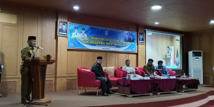 Wabup Merangin Khafid Moein Buka Forum Konsultasi Publik RKPD 2027
