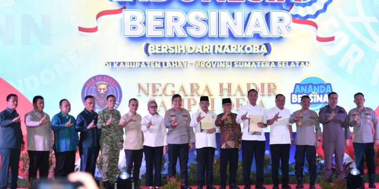 Deklarasi Indonesia Bersinar, Mendes Yandri Tegaskan Komitmen Perang Terhadap Narkoba