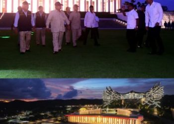 Presiden Prabowo Tinjau Progres Pembangunan di IKN 