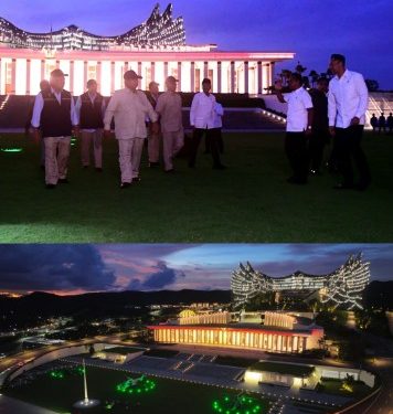 Presiden Prabowo Tinjau Progres Pembangunan di IKN 