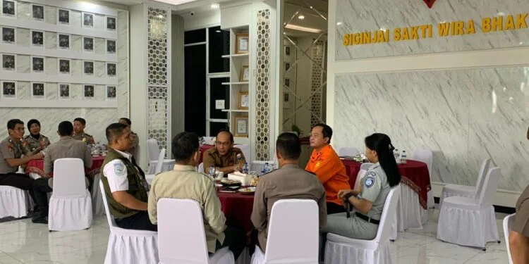 Kakanwil Jasa Raharja Jambi Hadiri Rapat FKLL PAM Natal 2025 dan Tahun Baru 2026