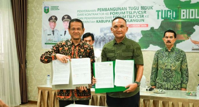 Suksesnya Pembangunan Tugu Biduk Sarolangun, 25 Perusahaan Berkontribusi Melalui CSR