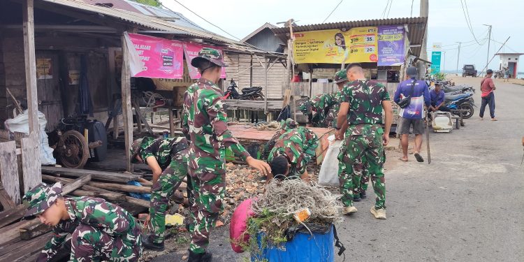 Semangat TMMD Ke-127, Kodim 0432/Basel Tumbuhkan Budaya Gotong Royong di Penutuk