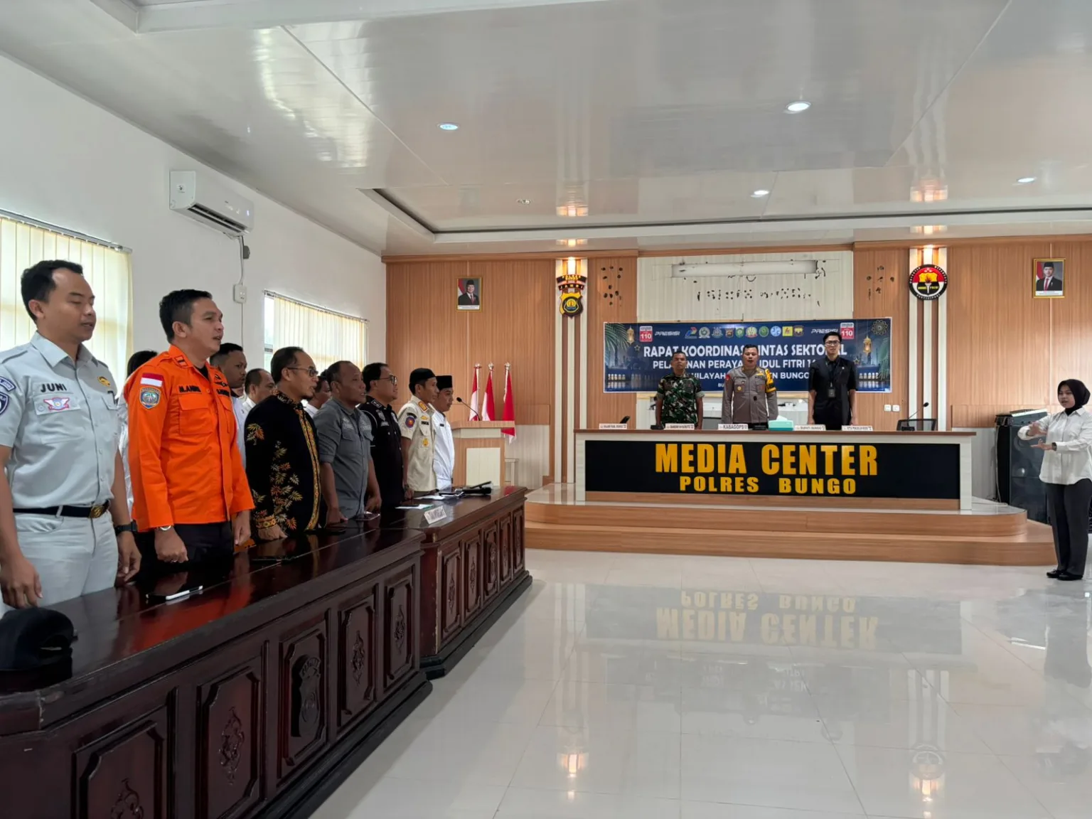 Kepala Jasa Raharja Cabang Muara Bungo Hadiri Rakor Lintas Sektoral Persiapan Operasi Idul Fitri 1447 H