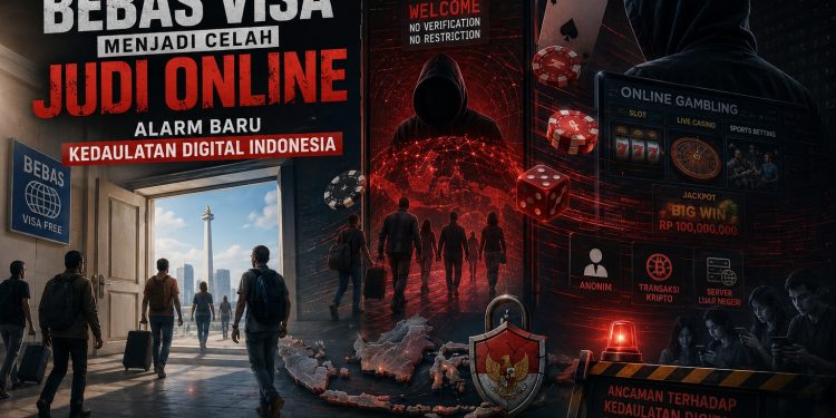 Ketika Bebas Visa Menjadi Celah Judi Online: Alarm Baru Kedaulatan Digital Indonesia