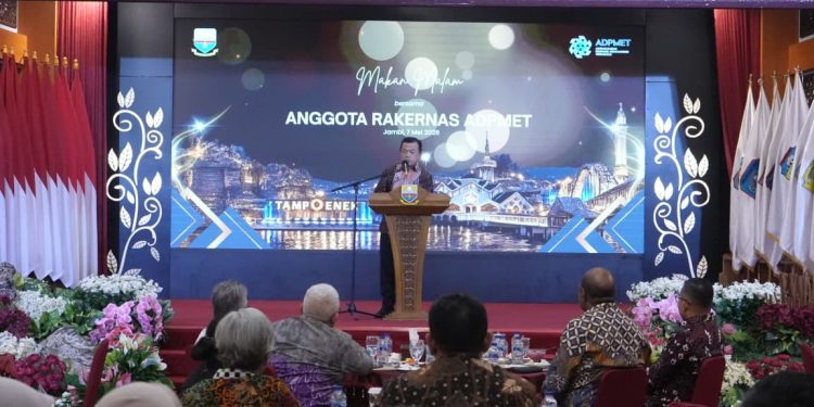Jamuan Rakernas ADPMET, Gubernur Al Haris Tegaskan Perjuangan Hak PI Daerah Penghasil Migas