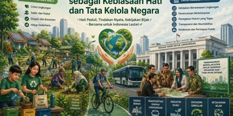 Menjadikan Lingkungan sebagai Kebiasaan Hati dan Tata Kelola Negara