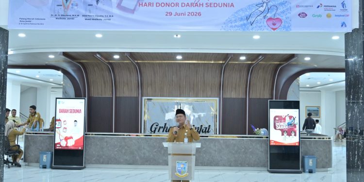 Wali Kota Maulana Apresiasi PMI Kota Jambi Mencukupi Kebutuhan Darah