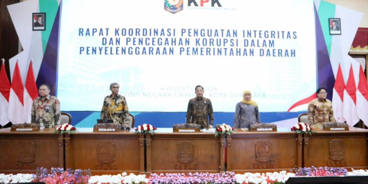Rakor Bersama KPK, Mendagri : Integritas Kepala Daerah Kunci Wujudkan Tata Kelola Pemerintahan yang Bersih dan Akuntabel