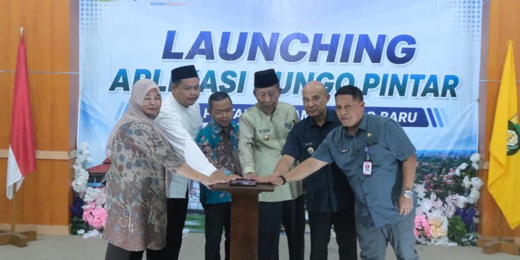 Wagub Sani Bersama Wamen Dikdasmen RI Luncurkan Aplikasi Bungo Pintar, Dorong Transformasi Digital Pendidikan di Jambi