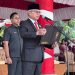Ketua DPRD Muaro Jambi Aidi Hatta Bacakan UUD 1945 pada Upacara HUT ke-81 RI