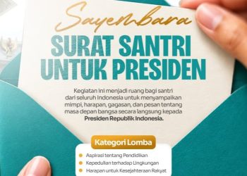 Kementerian Agama Gelar  Sayembara untuk Santri, “Surat Santri untuk Presiden”, Ada Tiga Tema Pilihan