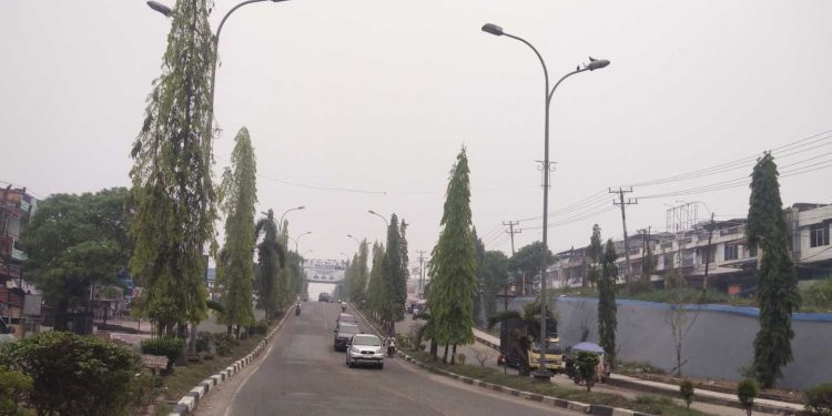Asap Karhutla di Kabupaten Merangin Kembali Tebal, ISPU 168 Kategori “Tidak Sehat”
