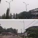 Lampu Penerangan Jalan di Dalam Kota Bangko Kabupaten Merangin Siang Hari Masih Hidup